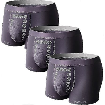 3 stk. Eft Energi-felt-terapi Herreundertøy, energifeltterapi herreundertøy energifeltterapi herrebukser