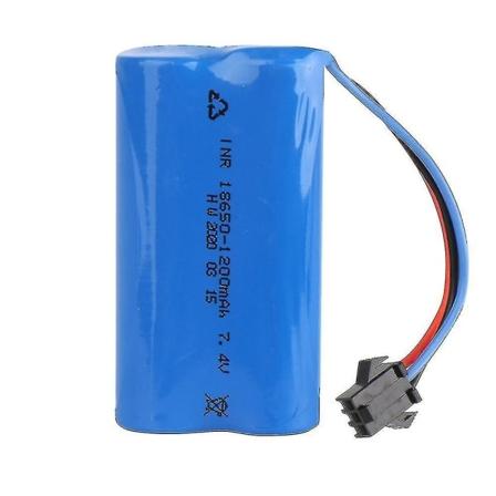 7,4V 1200mAh litiumbatteri erstatningsbatteri til fjernstyret bil (FMY)