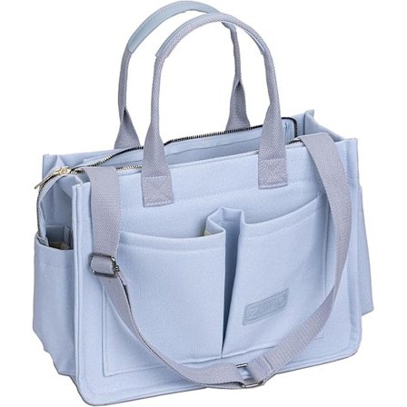 Lærredstaske til kvinder, Dametaske, Tote tasker, Skuldertasker, Arbejdstaske, Laptop taske, Taske kompatibel til rejser, Sygeplejerske, College, Gave