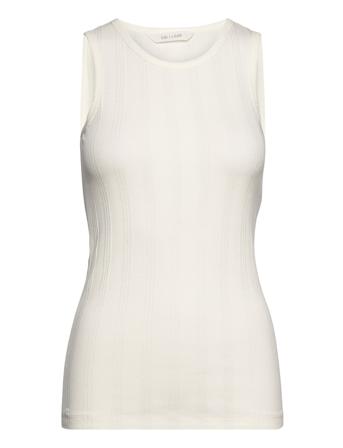 Alberte Cotton Top Drop Needle Gots Gai+Lisva White