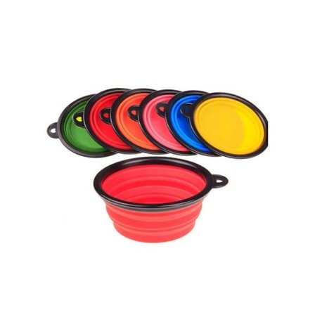 Karabiinilla taitettava ruokakulho