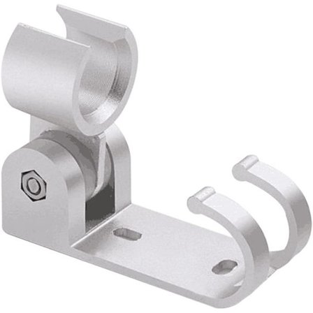 Roterande duschhållare glänsande aluminium DIY marmor stark dusch