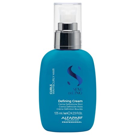 SEMI DI LINO - Curls Crema Leave-In Di Definizione - Mousse capelli,Schiuma capelli ricci,Capelli ricci