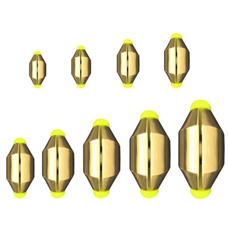 9 Stk Kobber Fiske Bly fall Messing søkke