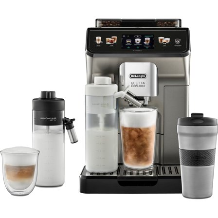 Delonghi Eletta Explore ECAM450.86.T espressomaskin, titan' - 'Titanium