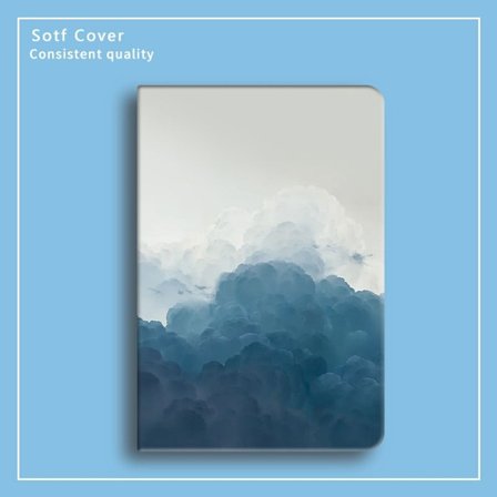 Stilrent skal för iPad Air 11"Air6 Cloud Silikon Mjukt