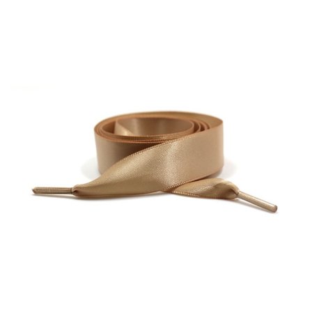 Flate skolisser Satin Ribbon Skolisser KHAKI