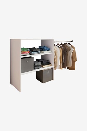 VCM - Klädhängare Dacho 1 Rod - Vit - Hyllor & förvaring - Från Homeroom