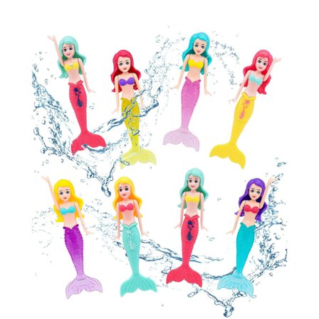 Pool Dykkersæt Legetøj 4 Dykkende Havfruer Dykker Torpedoer Svømning Undervands Pool Træningslegetøj Dykkespil Børnegaver[D]