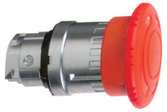 Schneider Electric ZB4BS844 Trykk rød, 40 mm, Elfordeling & strømforsyning