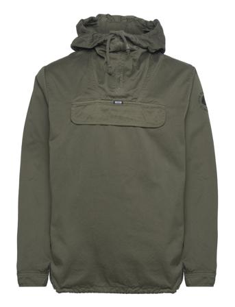 Classic Anorak Outerwear Jackets Anoraks Kakigrønn R-Collection*Betinget Tilbud