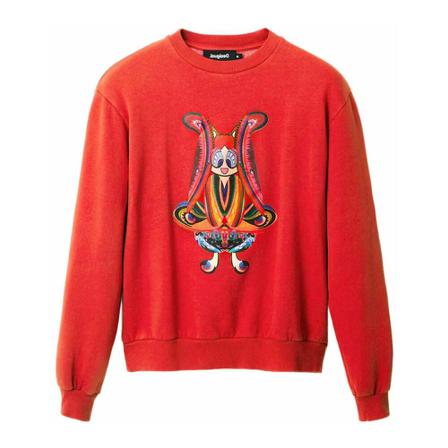 Desigual Sweatshirts & Hoodies Rød, Dame