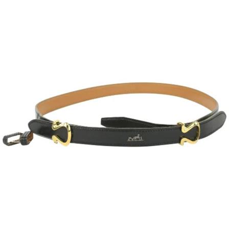 Hermès Vintage, Pre-owned Leather belts Zwart, Dames, Maat:ONE Size