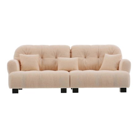Dukkehus Miniature Sofa: 1:25 Mini Moderne Sofastol Model - Plys Små Dukke Møbler - Små Møbler til Dukkehus Lege Stue Acc[YJD]