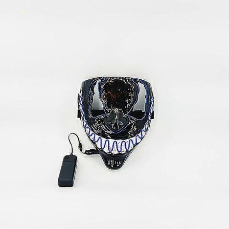 Halloween Kauhumaski Led Hehkuva Maski Hauskat Paholaisjuhlatarvikkeet-lingling}