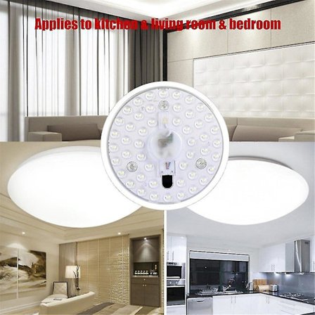 LED Lyspanel Rund Taklampe Plate Kilde Linsemodul