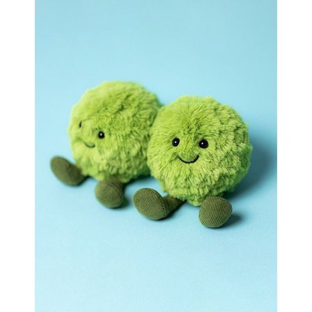 Jellycat World Eksklusiv London Ærte Plyslegetøj Serie 11cm