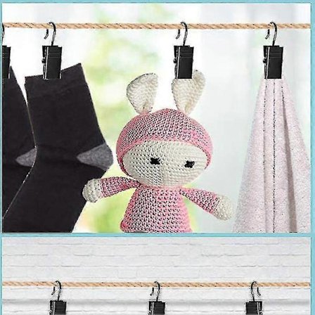 100 metallista verhonipistinkoukkua