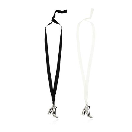 Mm6 Maison Margiela - Halsband - Grå - Dam - Storlek: One Size, Dam, Storlek: ONE SIZE