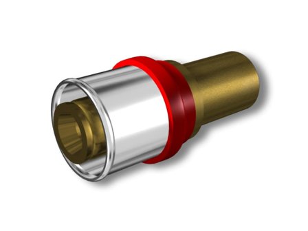 LK Systems 2417053 Presskoppling rak, 25 x 22 mm, Installation