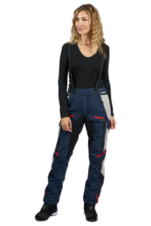 Motorbroek Ixon Midgard PT L Greige/Marineblauw/Zwart M