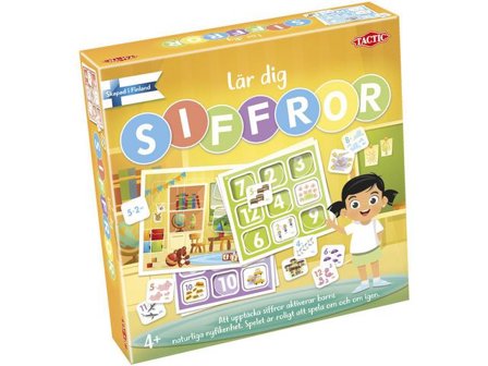 TACTIC Spel Lär dig om siffror - Lyreco - Skola och förskola - Lekmaterial - Spel - Från 3 - 4 år