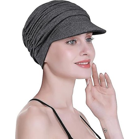 Myke Huer for Kjemoterapi Pasienter Bambus Baseball Caps Håravfall Turbaner