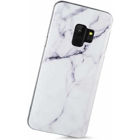 Samsung Galaxy S9+ | Blødt marmor etui, mange farver! White