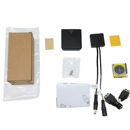 Skabsdør Sensor Switch 12V 24V Trådløs Sensor Switch Justerbar Følsomhed til Skuffe Skab Garderobe LED Belysning