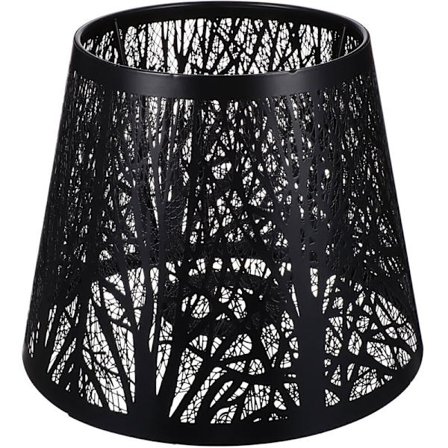 Modern Metall Lampskärm med Ihålig Träddesign - Kompatibel med Philips