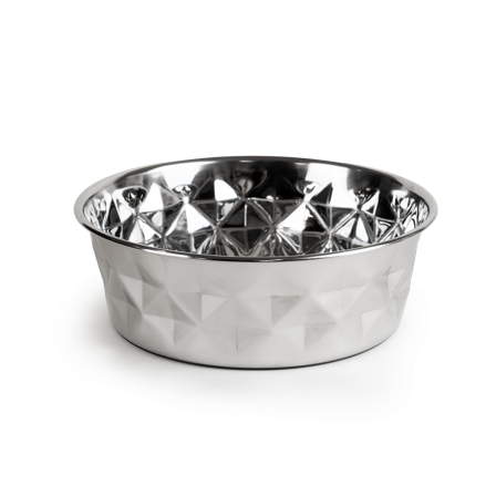 Selected by ZOO - Matskål Diamond anti-skli, 525ml, 14,2cm - Hund - Matplass & vannautomater for hund - Matskåler og vannskåler - ZOO.no