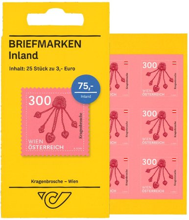 Østrig - Brosche - Wien - Postfrisk frimærkehæfte