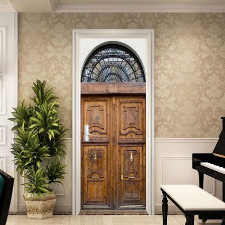 (38,5*200cm*2st) 3D-effekt affisch dörrklistermärke 24