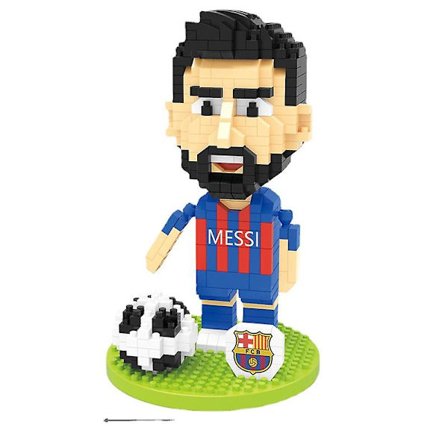 Partikel diamant byggstenar stjärnmonterad fotboll leksak