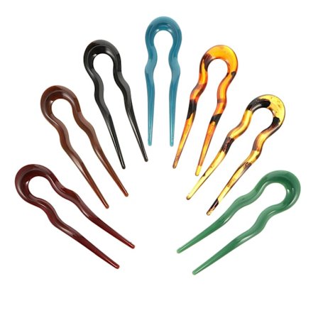 7 stk Vintage hårpynt U-formede hårnåler Fashionable hårnåler for kvinner