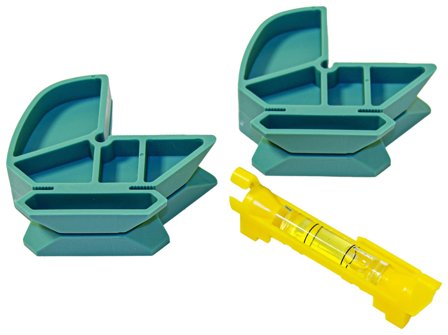 KGC 74147113 Murarkloss 2 stk, med libelle, Håndverktøy