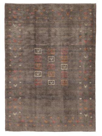 Hand Knotted Persian Gabbeh Persia Fine Rug 169X237 Brown