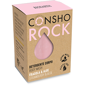 Bioearth Consho Rock Detergente Corpo Fragola/Aloe 50g