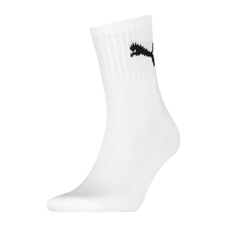 Puma Unisex Crew Socks (3-pack) 2.5 UK-5 UK Vit