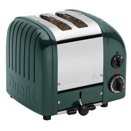Dualit Classic brödrost 2 skivor, mörkgrön | Köksmaskiner > Brödrostar | Bagaren och Kocken