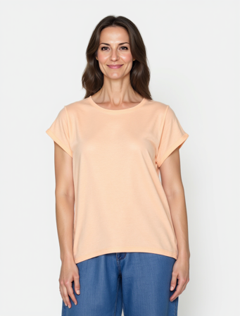 B. COPENHAGEN - Kortærmet T-shirt - Koral