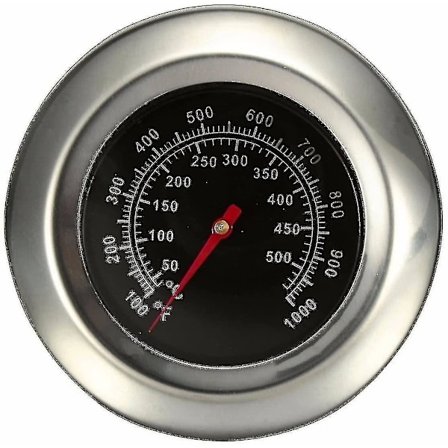 Termometer for grill i rustfritt stål, grilltermometer