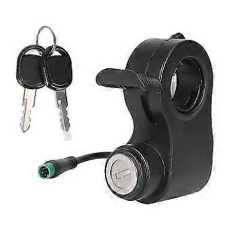 2025 Elektriskt Scooter Tändningslås för Kukirin för G2 för Max 5-stifts Integrerad Gasspjällsbrytare med Nyckel