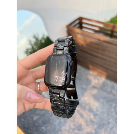 Urrem til Apple Watch iWatch Self-test: 20mm marmor sort