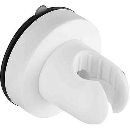 Seinään kiinnitettävä suihkupää imukupilla, valkoinen