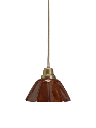 PR Home Ester Fönsterlampa Lampor Brun 17 cm