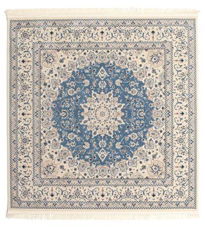 Nain Emilia 200X200 Light Blue Medallion Square Rug