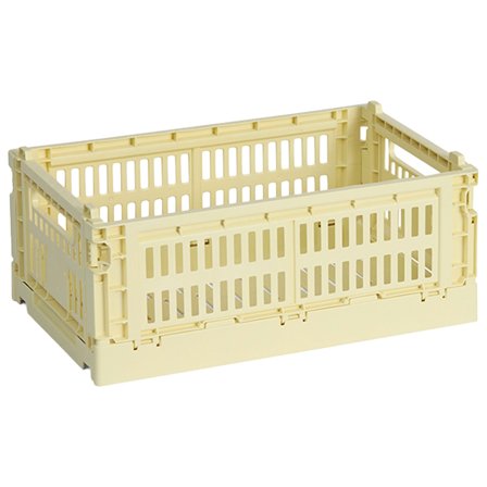 HAY Colour Crate Small oppbevaringsboks light yellow' - 'Lysegul