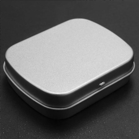 Metalbeholdere - 12 stk. Metalblikæske Mini Bærbare Beholdere Til Ing Pin, Perle Øreringe J