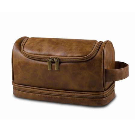 Nahkainen hygienialaukku Matkakosmetiikkalaukku B B